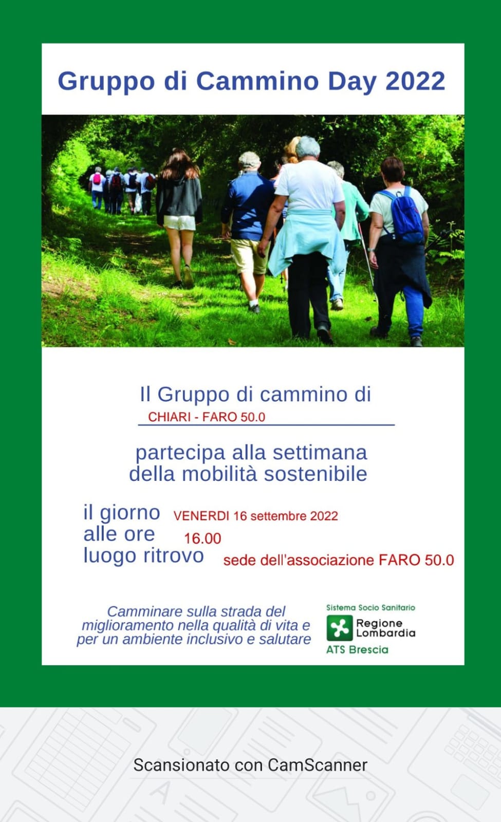 Gruppo di cammino | open day