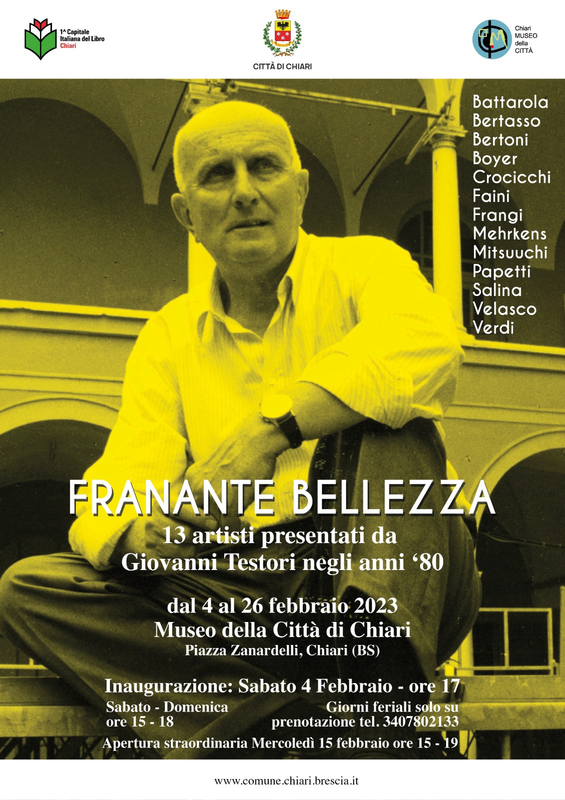 «FRANANTE BELLEZZA» | OMAGGIO A GIOVANNI TESTORI