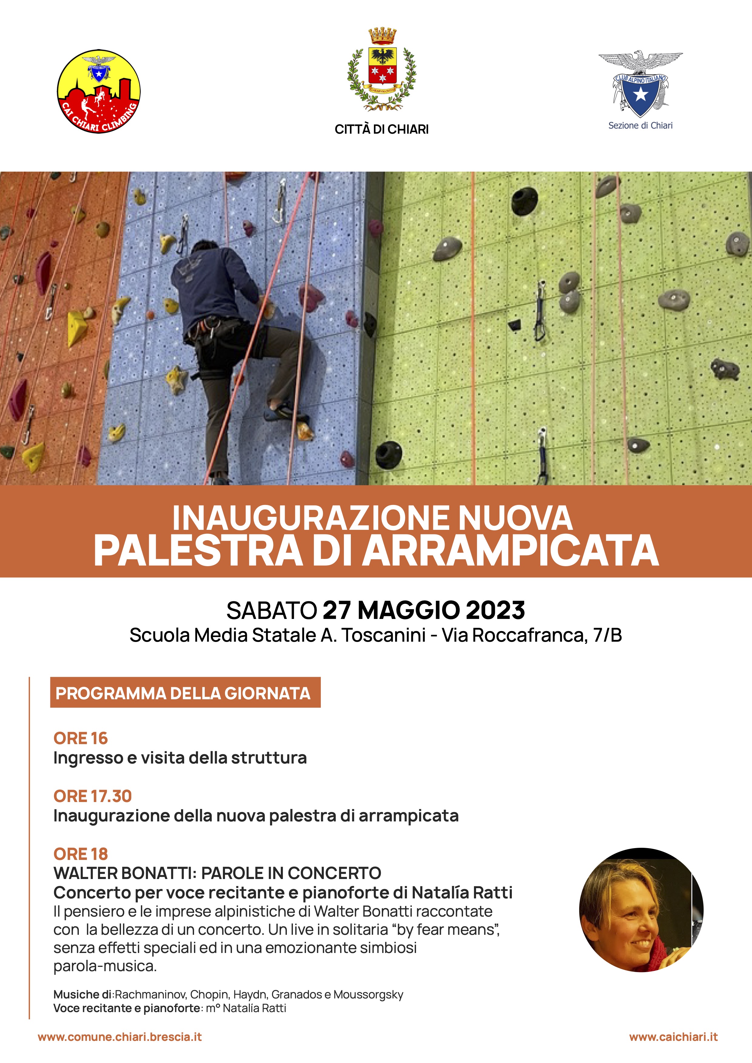Inaugurazione nuova palestra di arrampicata 