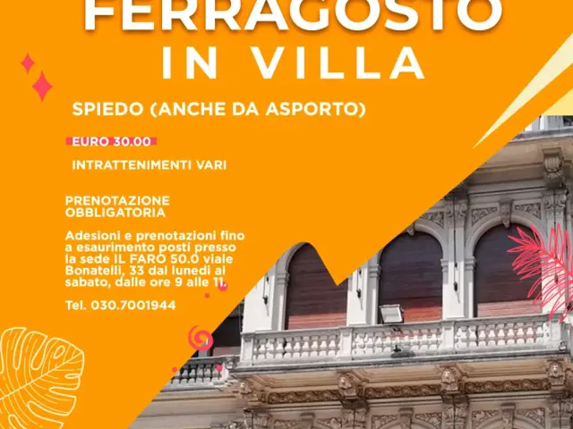 IL FARO 50.0 | FERRAGOSTO IN VILLA!